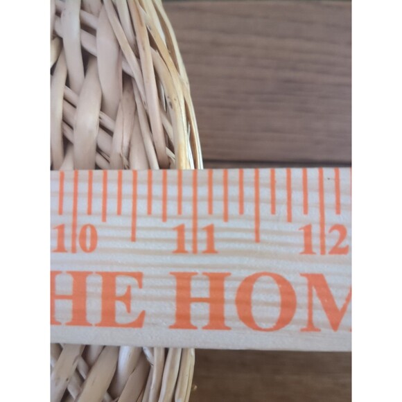 Vintage Purse, Straw Wicker  Basket Shell Bath Storage Gift Basket - Picture 7 of 8